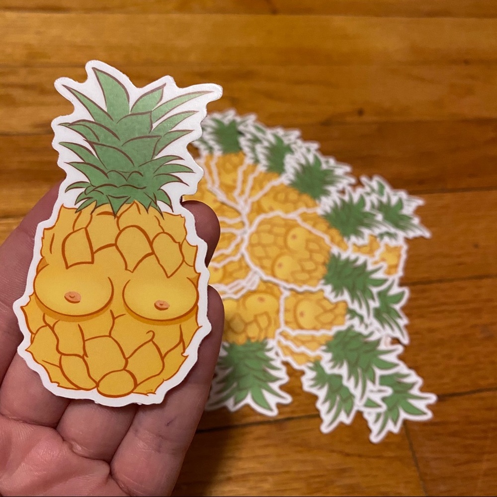 Pina del titty sticker